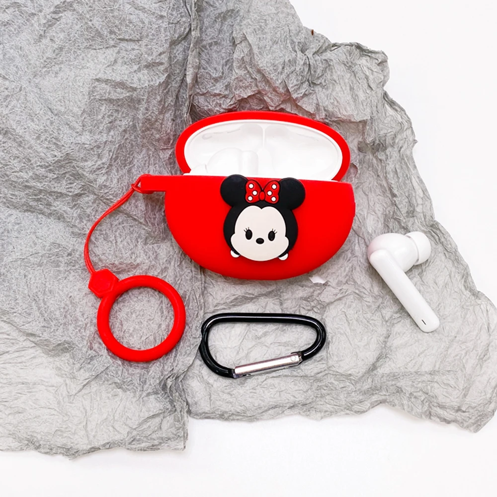 Cute Cartoon Earphone Cover for Huawei Freebuds 4i Case TWS Bluetooth Wireless Headphone Charging Box Case Headset Silicone Case