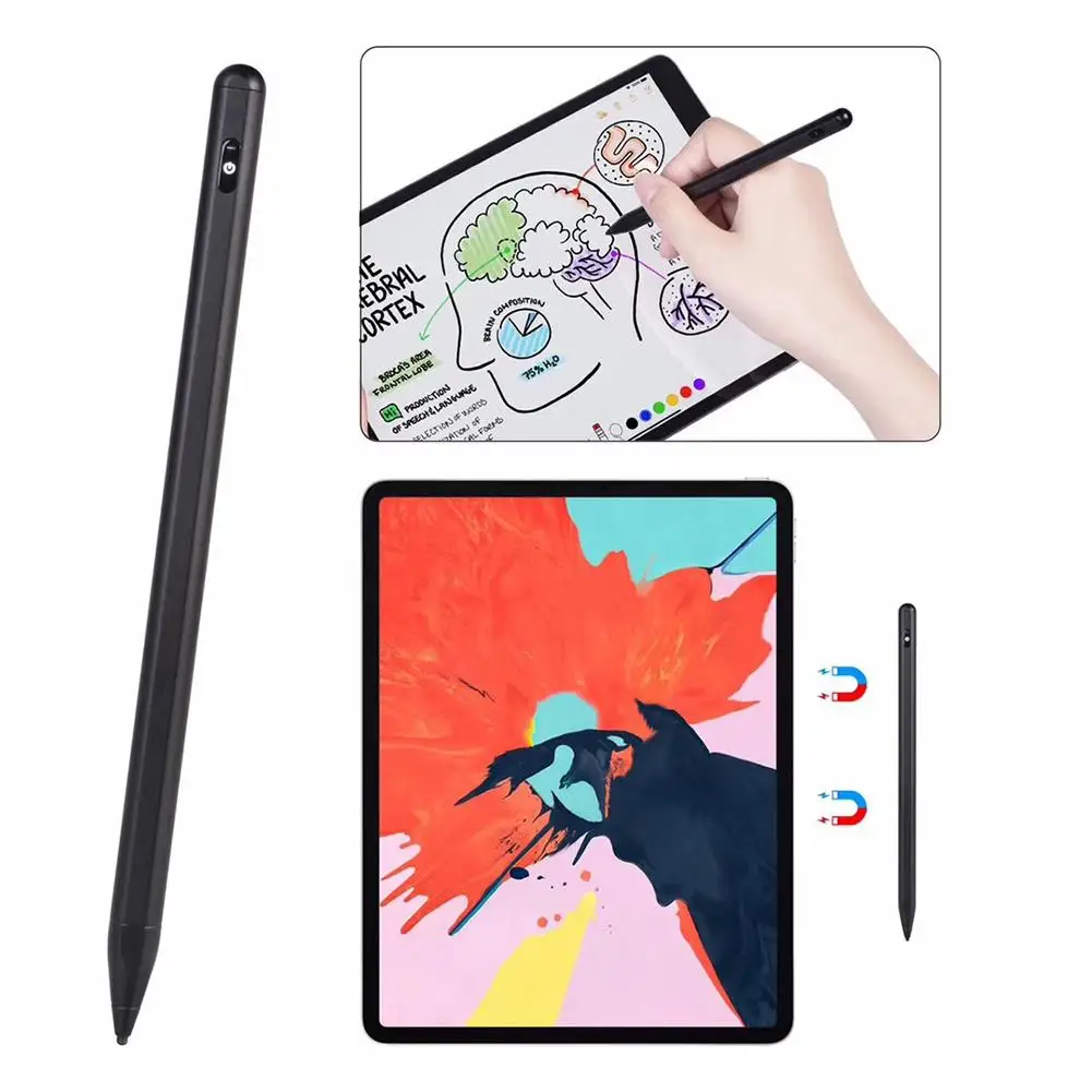 Stylus Pen With Magnetic Active Capacitive Digital Pens Compatible For Ipad Pen