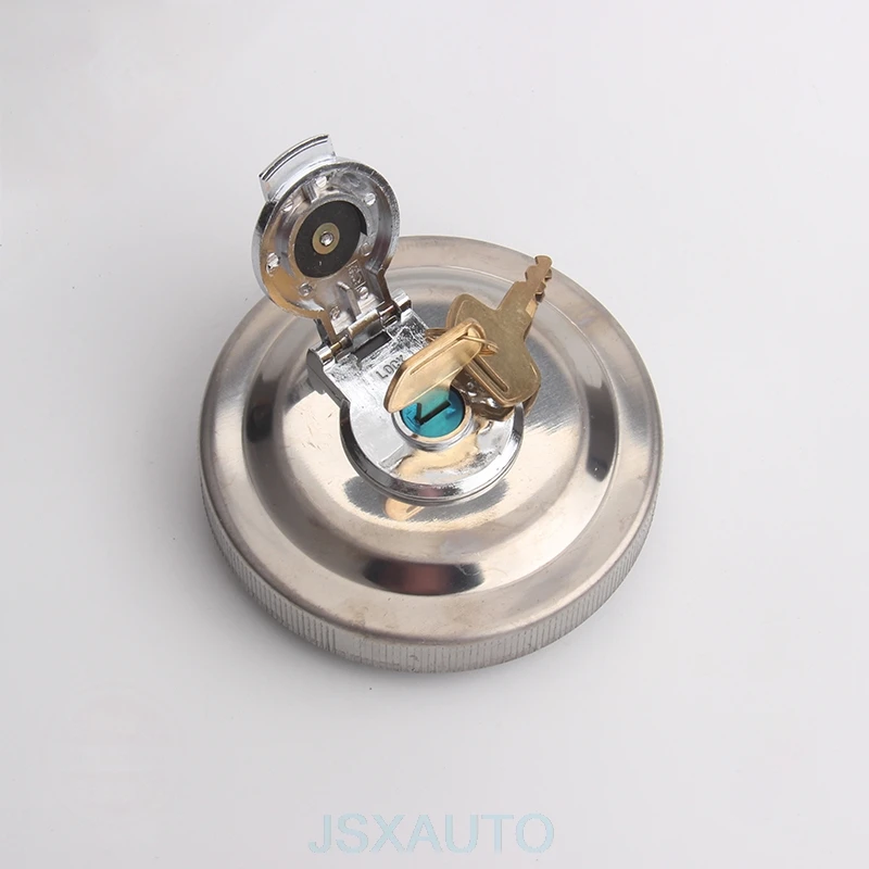stainless steel Для SUMITOMO SH120 200 210 240-A3 аксессуары для экскаватора крышка дизельного бака Противоугонный замок топливного бака - Color: stainless steel