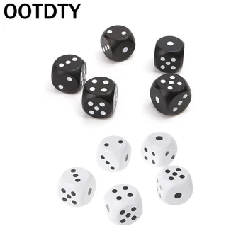 

5pcs 20mm Round Corner Wood Dice For Bar Nightclub Party RPG Board Game Kid Toys