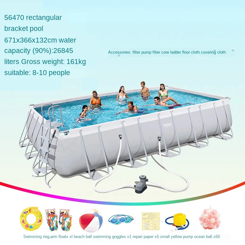 Supported Swimming Pool Household Adult And Children Swimming Pool