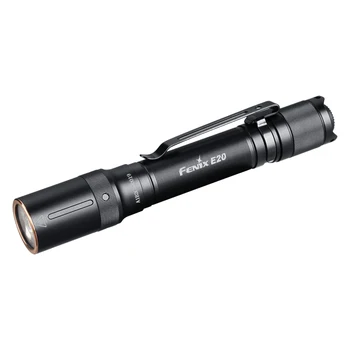 

FENIX E20 V2.0 LED Flashlight EDC max output of 350 lumens and a max beam distance of 126 meters