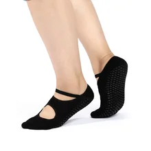 Профессиональные тренировочные носки для йоги, универсальные нескользящие носки для всех сезонов, хлопковые эластичные носки-тапочки, идеально подходят для прыжков, балета, йоги