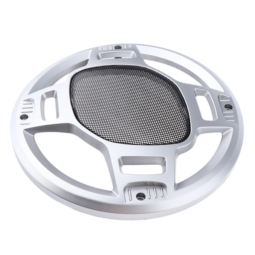 8 Inch Car Audio Speaker Cover Case Decorative Circle Metal Mesh Grille