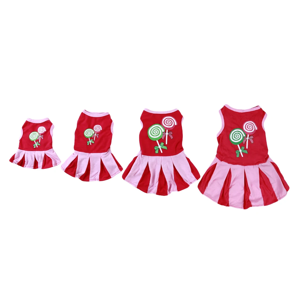 Модная красивая высококачественная одежда для щенков с рисунком конфет, одежда для собаки, толстовки, одежда для собак для маленьких собак