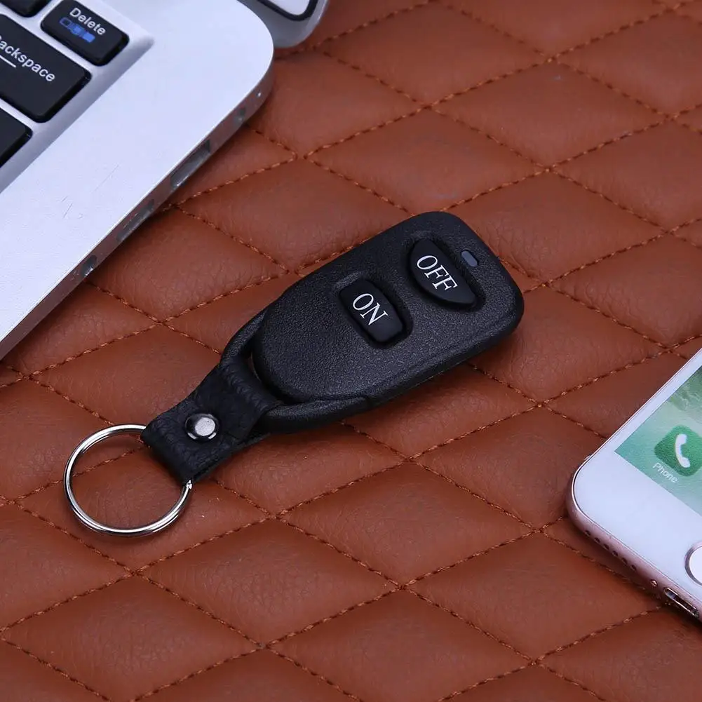 

DC12 Independent Two-way Wireless Light Switching Power Supply Switch A Receiver Code Separately from Two Remote Controllers