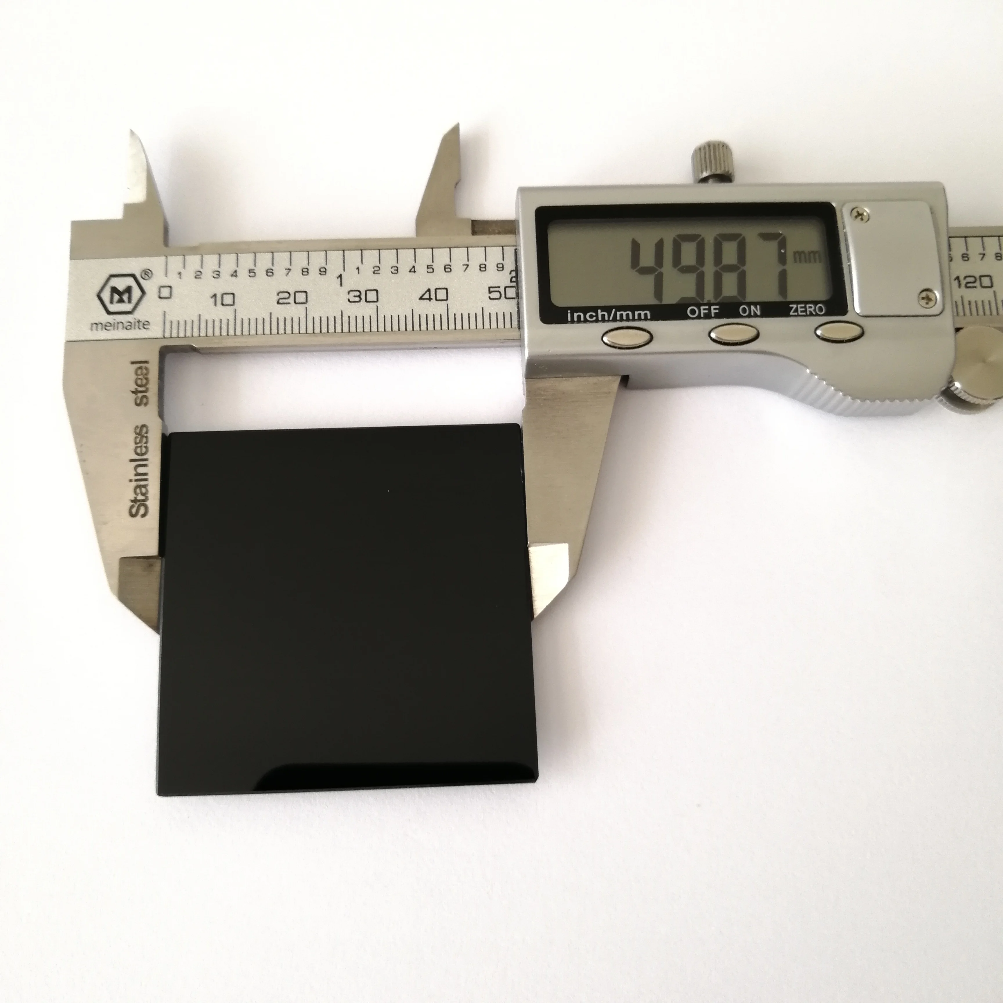 50*50*2 0 мм 365nm UV передающий фильтр ZWB2 Видимый светильник поглощающий черное стекло