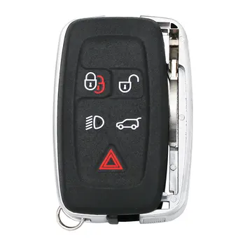 

5Pcs/Lot 5 Button Remote Key Shell Case Fob Smart Car Key Housing Cover for Land Rover Range Rover Sport Evoque LR4
