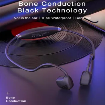 

Bone Conduction Earphone Hifi Headphones With Microphone Over Ear Headset Wireless Earphones Bluetooth Handfree Phones Earpiece