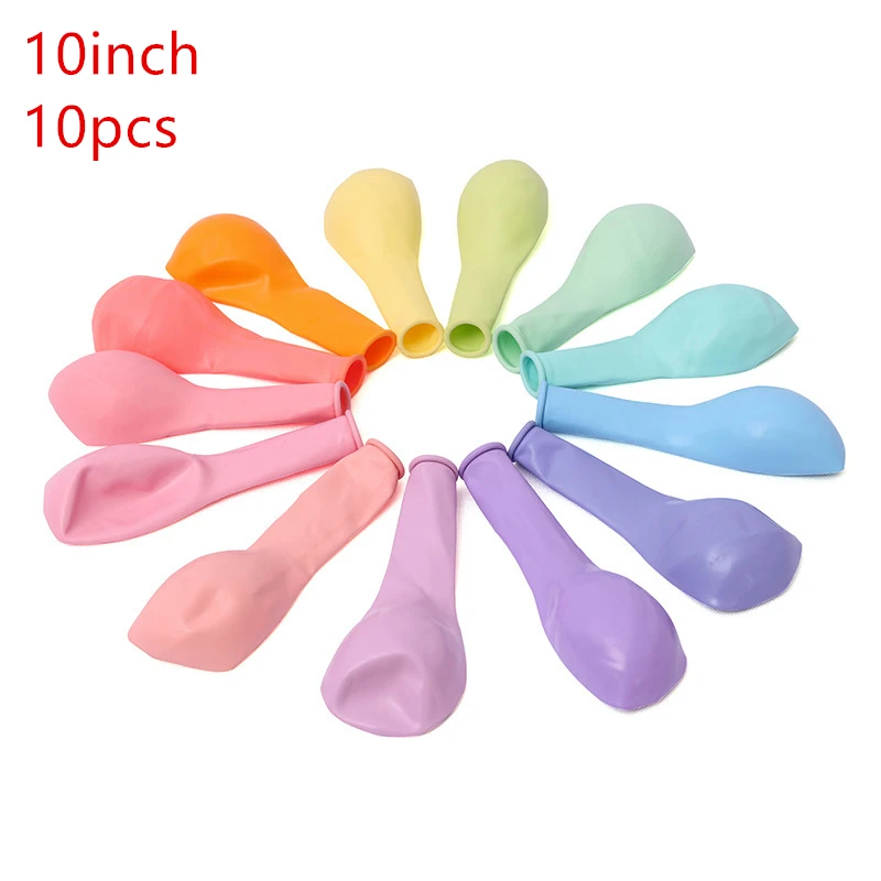 Balloons 10pcs 7 трубок подставка для воздушных шаров держатель для шарика Колонка воздушный шар "Конфетти" детский душ Дети День Рождения Вечеринка свадебные украшения поставки - Цвет: Balloons 10pcs