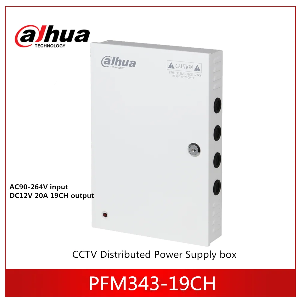 

Dahua 19 Channel CCTV Distributed Power Supply box security camera power supply distribution box