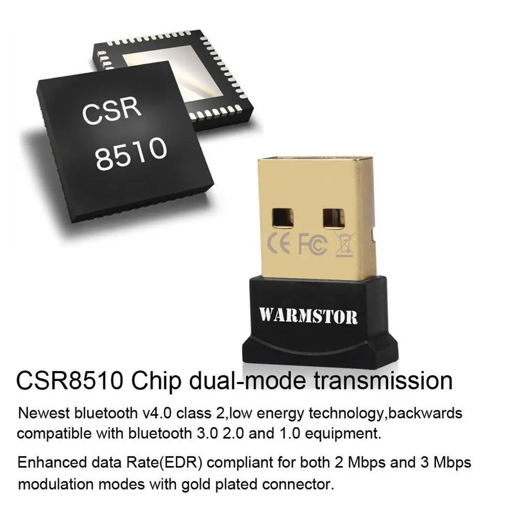 Мини Портативный практичный usb аппаратный ключ Bluetooth адаптер Bluetooth 4,0 как приемник изображения до 10 м 3 Мбит/с