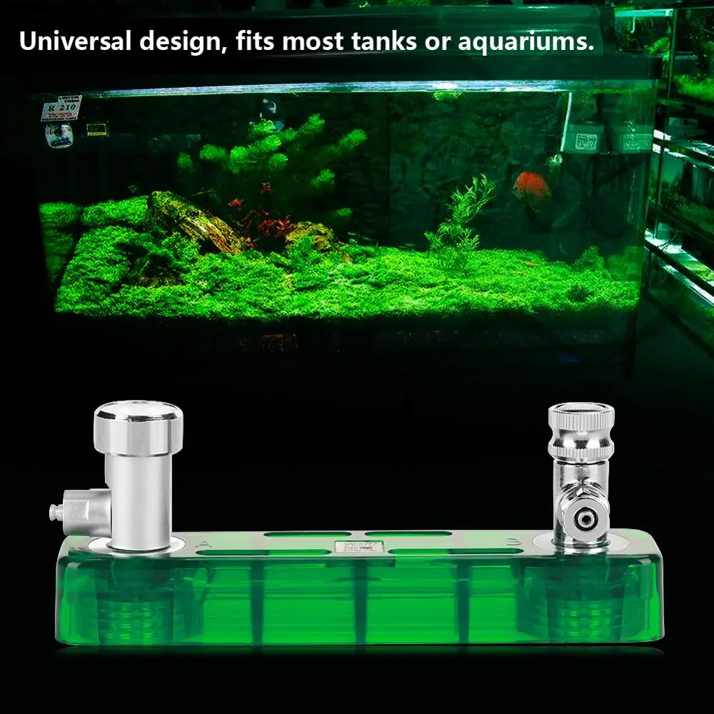 DIY эффективный Аквариум CO2 генератор диффузор комплект системы аквариум безопасный клапан манометр с трубкой для аквариумных домашних животных растений