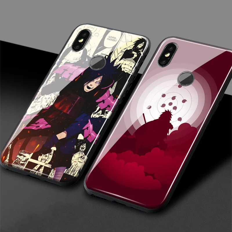 Чехол для телефона Uchiha Madara Naruto из аниме чехол закаленного стекла Xiaomi mi 6x8 9 se mix 2 2s 3