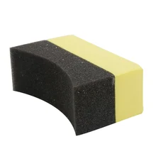 1PC רכב מקצועי צמיג צמיג הלבשה המוליך מעוקל קצף ספוג Pad אוטומטי טיפול כלים אביזרי(China)