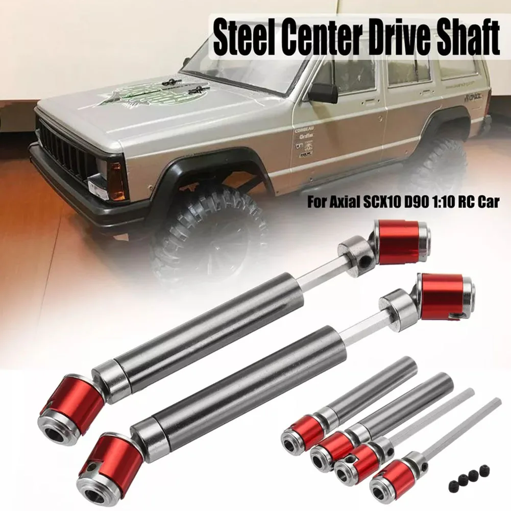 

2PCS Durable Easy Install RC Crawler Stable Accessories Metal Flexible Parts Toys Drive Shaft Replacement For SCX10 RC4WD D90