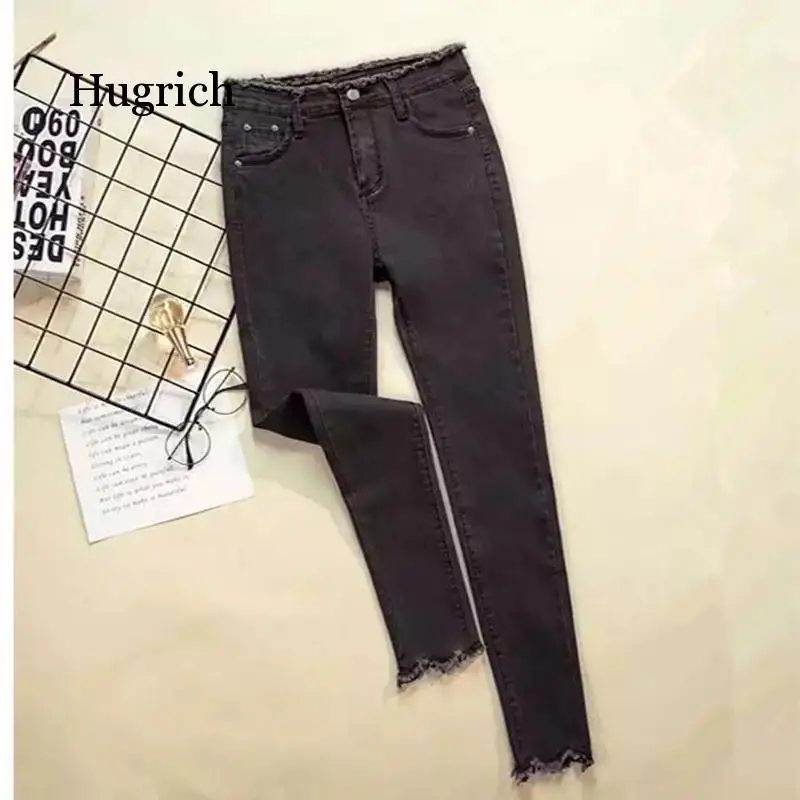 Jeans Female Denim Pants Black Color Womens Donna Stretch Bottoms Feminino Skinny Pants For Women Trousers