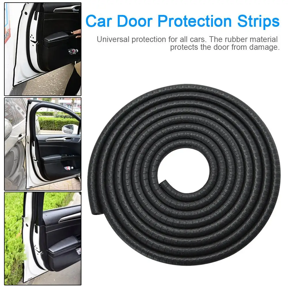 

5M Universal Built-in Steel Disc Car Anti Collision Strip Auto Door Edge Scratch Protecter Bumper Strip Sealing Guard Trim Strip