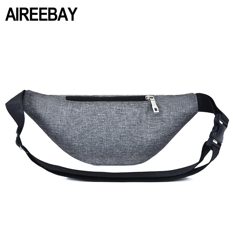 Поясная Сумка AIREEBAY Женская черная многофункциональная на молнии|Поясные сумки| |