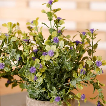 

In Pots Centerpiece Faux Artificial Plants Office Desk Simulation Hotel Party Wedding Indoor Garden Ornament Bonsai Home Decor