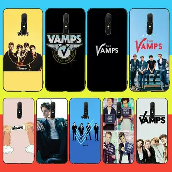 

PENGHUWAN Handsome Music Band The Vamps Boy Black TPU Soft Rubber Phone Cover For Oppo A5 A9 2020 Reno Z Realme5Pro R11 case