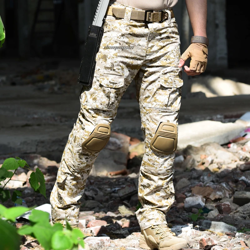 Тактическая Военная форма костюмы камуфляж стрельба рубашки в охотничьем стиле брюки налокотники наколенники CS страйкбол Пейнтбол Одежда наборы