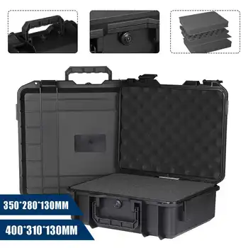 

Protective Safety Instrument Tool Box Waterproof Shockproof Storage Toolbox Sealed Tool Case Impact Resistant Suitcase Sponge