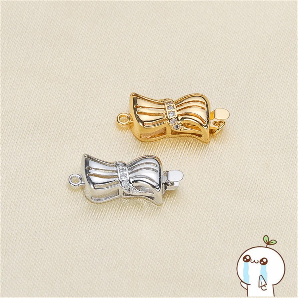 

Plating Silver Metal Clasps Hooks Bracelet End Connectors Clasp for Jewelry Making DIY Necklace Accessories
