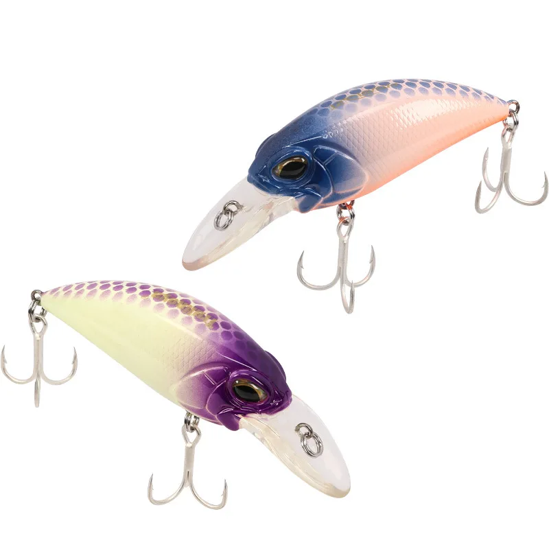 

Trulinoya Floating Little Fat 60mm15 Grams Depth 2.0 to 2.5 M Rock And Roll-Shape Lure Crank Hard Bait