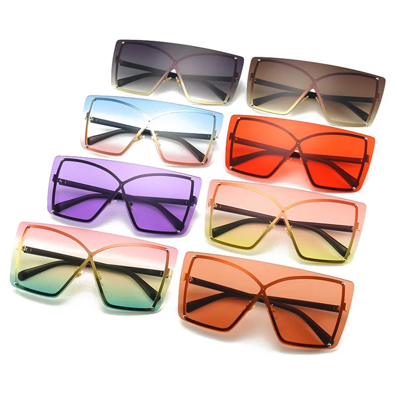 TTLIFE большой щит солнцезащитные очки летний Стиль Модные женские большие размеры