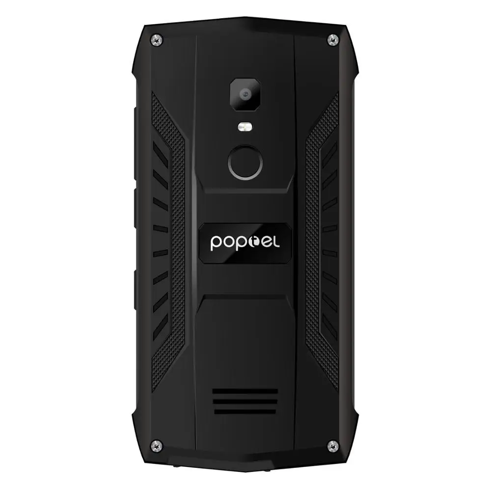 Черный Poptel P8 5," IP68 водонепроницаемый смартфон Android 8,1 четырехъядерный мобильный телефон 2 Гб+ 16 Гб лицевая NFC 4G LTE мобильный телефон F2C может сделать ODM - Цвет: Черный