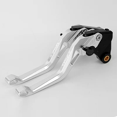 Для Kawasaki Z750 Z 750 2007-2012 2008 2009 2010 2011 2012 Аксессуары для мотоциклов 5D ЧПУ сцепные рычаги - Цвет: Серебристый