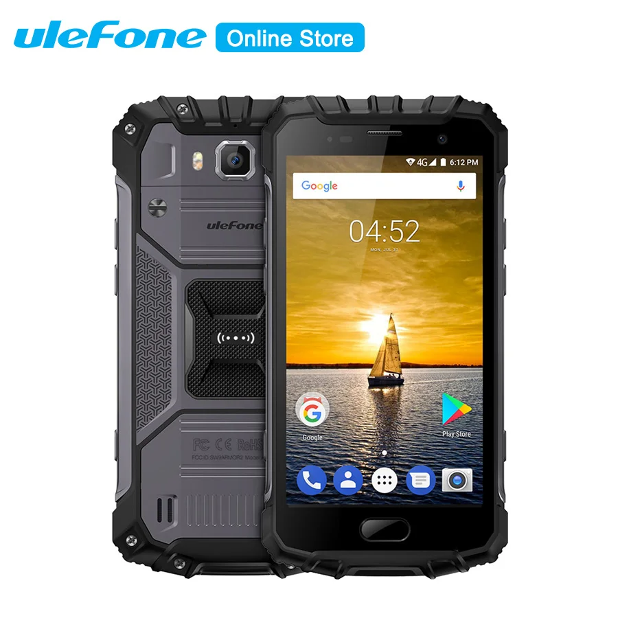 Ulefone Armor 2 IP68 водонепроницаемый мобильный телефон Android 7,0 5," FHD MTK6757 Восьмиядерный 6 ГБ+ 64 ГБ 16 МП глобальная версия 4G смартфон