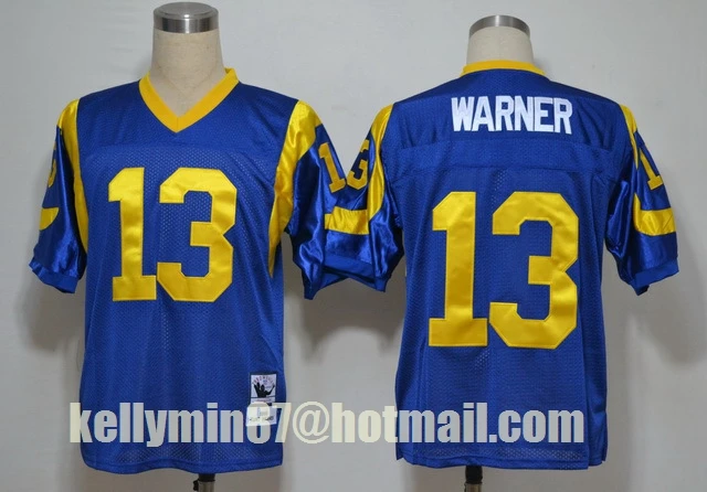 Розовый Stitiched, Los Angel, Jack Youngblood, Eric, Marshall Faulk, Kurt Warner, Throwback для мужчин Джерси - Цвет: Розовый