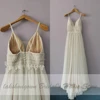 Lakshmigown bata de Mariee Bohemia boda Vestido Corpiño de encaje elegante vestido nupcial Vestidos de vestido de boda de playa espaguetis correas 2022 ► Foto 3/6