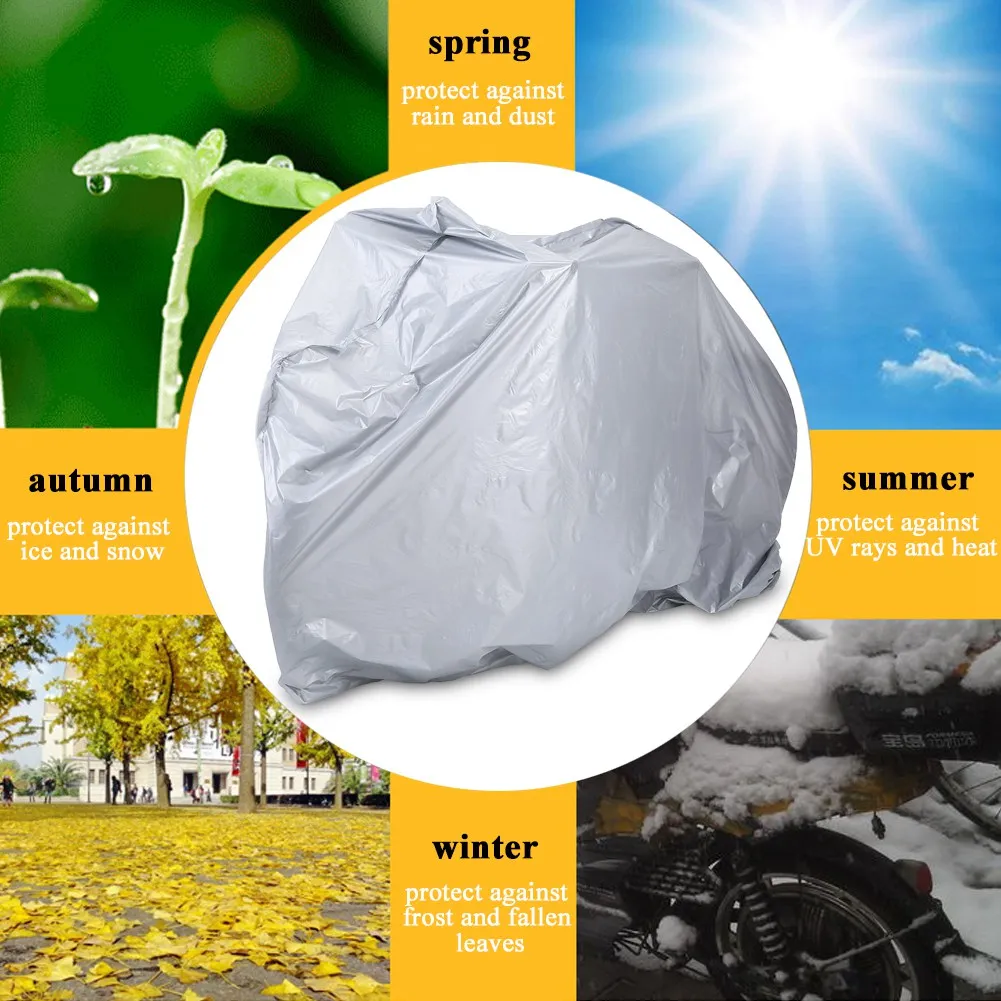 Universal Bicycle Rain& Dust Proof Cover Waterproof UV Protector Cover Bike Accessories For Bike Electric Motorcycle Scooter