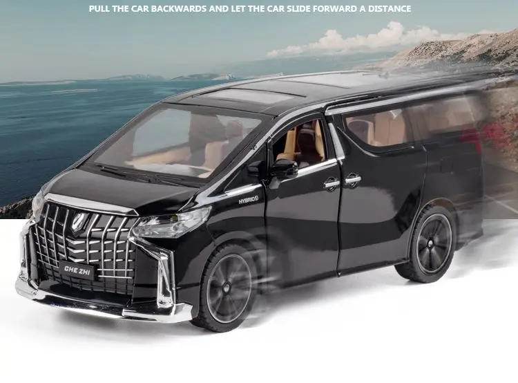 1/24 TOYOTA MPV Van Diecast Model Araba