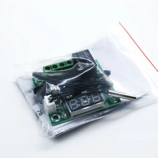 Digitális Kijelző Hőmérséklet -Vezérlő Automatikus Állandó Kapcsoló 12 V Hőmérő Internet - Image 4