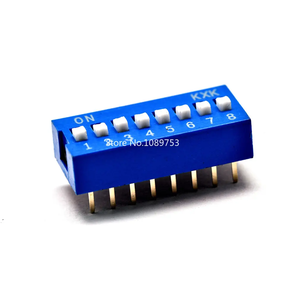 35PCS/LOT Dip Switch Kit In Box 1 2 3 4 5 6 8 Way 2.54mm Toggle Switch Snap Switches Mixed Kit Each 5PCS Combination Set image 5