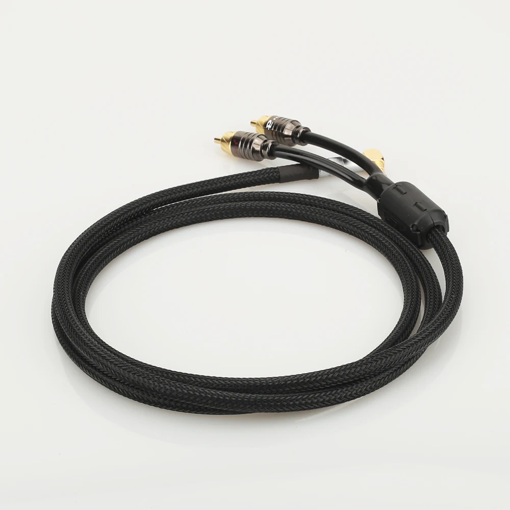 Кабель HiFi аудиокабель RCA аудиосигнальный провод штекер 3 5 мм aux преобразователь