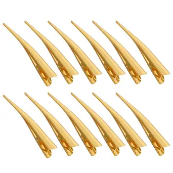 

12Pcs Hair Clips Women Rust-Proof Non-slip Positioning Metal Teeth Hair Clips for Makeup