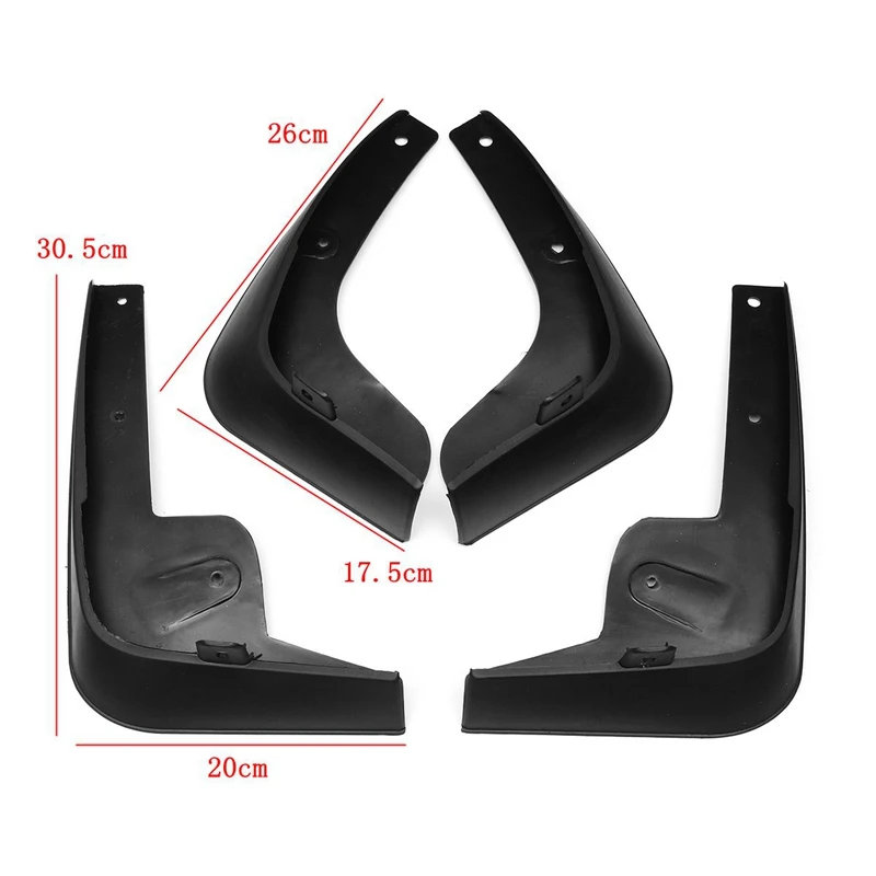 Front Rear Mud Flaps for Nissan Tiida Versa C11 2007-2011 Hatchback Fender Splash Guard Mud Flap Car Accessories
