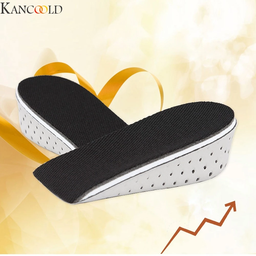 

KANCOOLD Height Increase Insole Cushion Height Lift Adjustable Cut Shoe Heel Insert Taller Women Men Unisex Quality Foot Pads