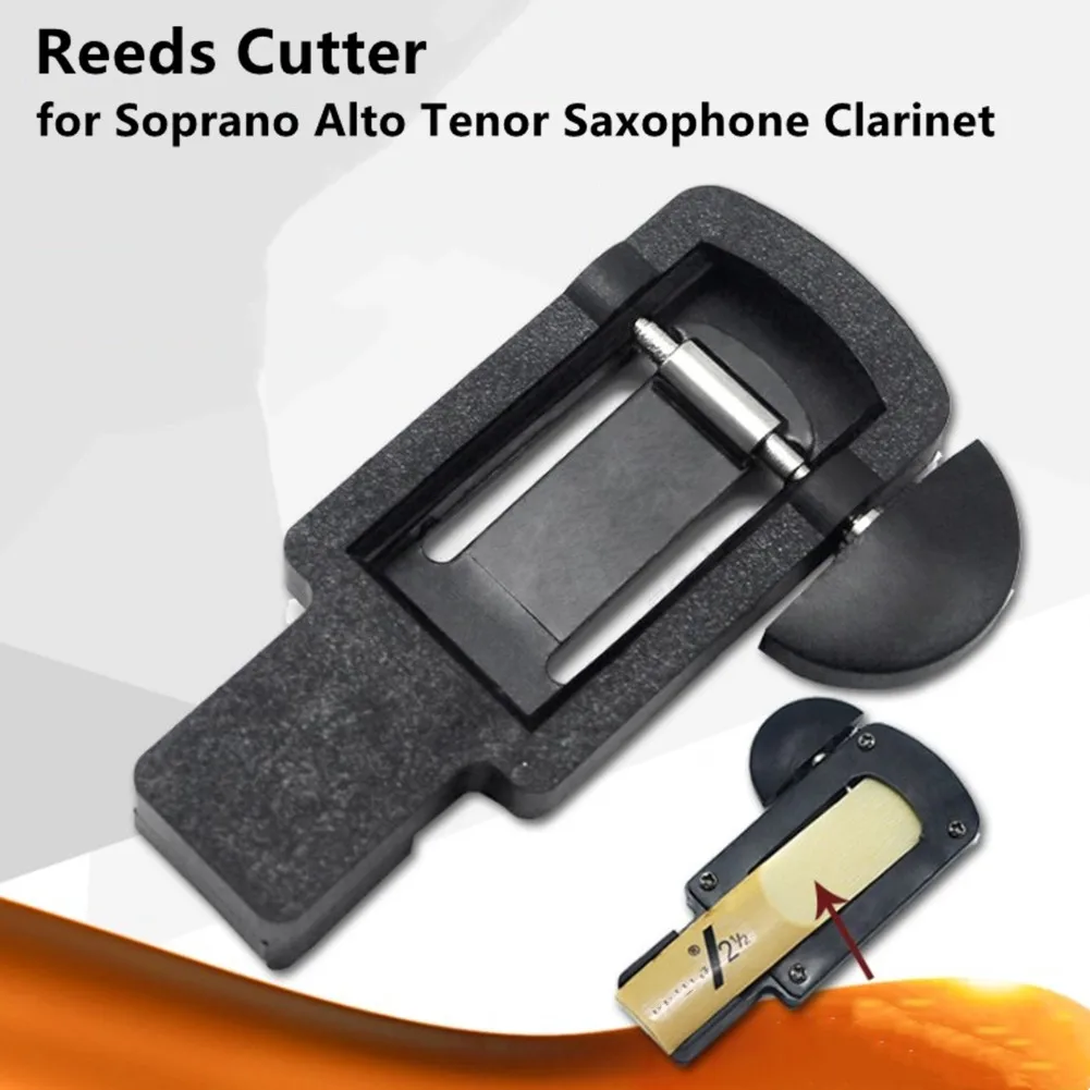 Sax Reeds Cutter Trimmer Repair Tool Soprano/Alto/Tenor/Clarinet Wear-resistant Long Service Life Easy Operation Cutter Trimmer