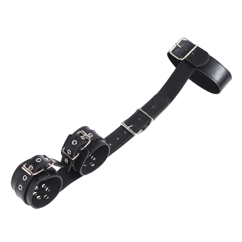 Adult Couple Neck Collar Hand Cuff Wrist Body Restraint Kit Love Toys