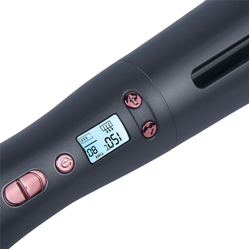 curling ferro usb recarregável ar curler display