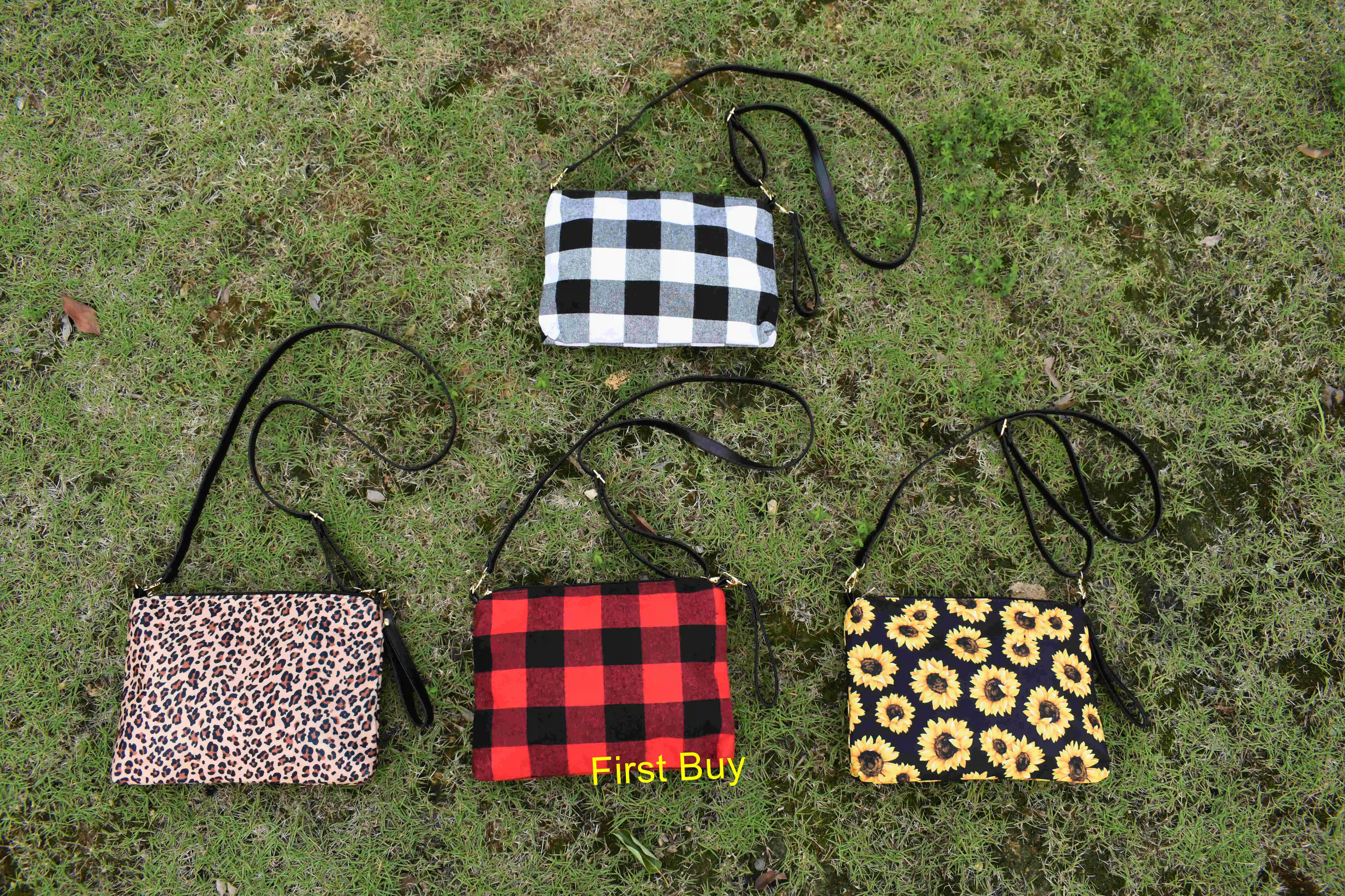 buffalo plaid crossbody