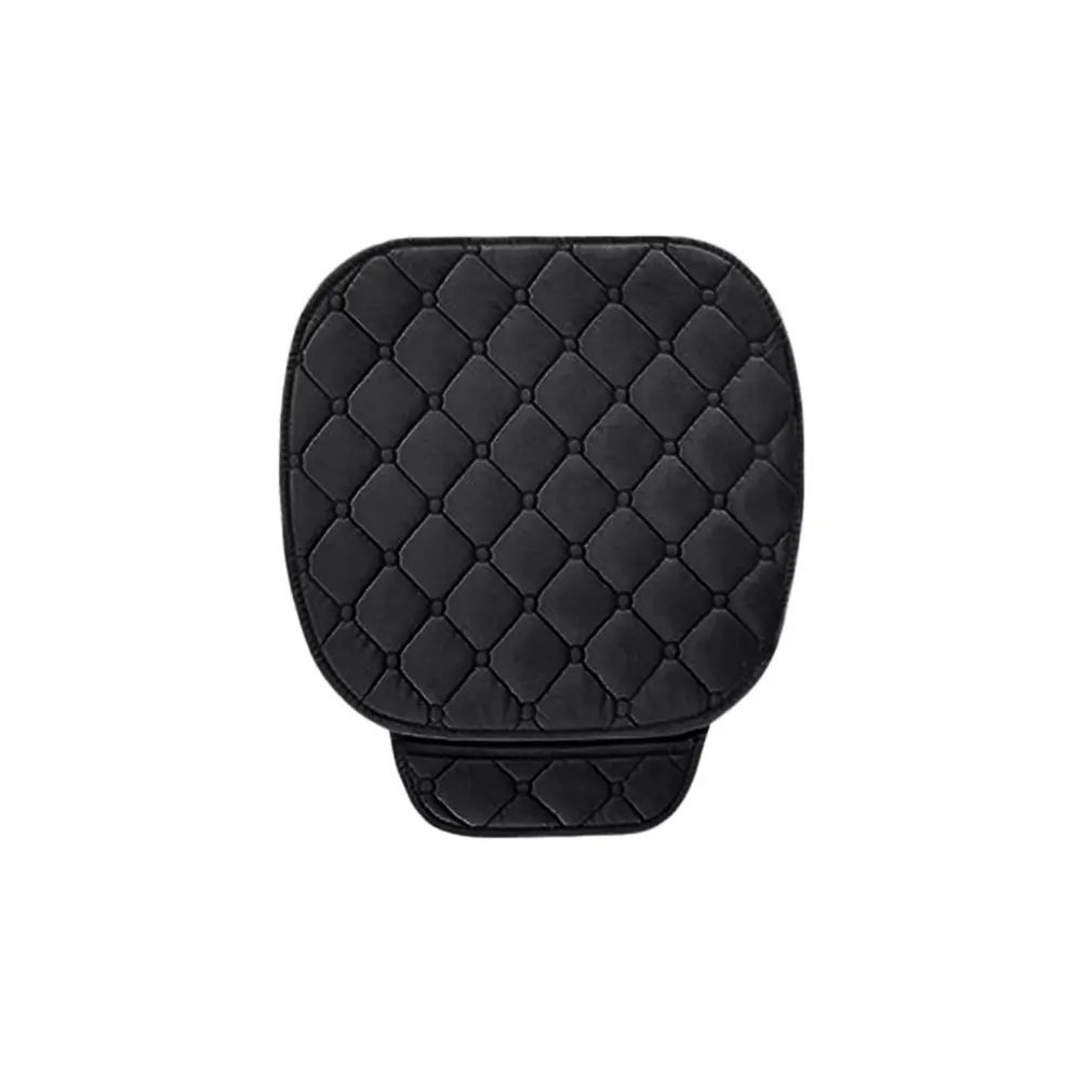 

Winter Keep Warm Car Front Seat Coves Mats Solid Color Vehicles Front Seat Covers Anti-slip Car Interior Styling Seat Cover