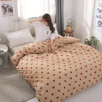 

Classic Stripe Desgin Blue Printed Simple Duvet Cover Quilt Covers Bedding Sets Single Queen Double Size Bed Linens Home Textile