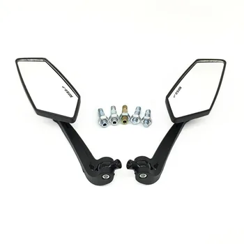 

Universal Diamond Shape Carbon Fiber Motorcycle Modified Rearview Mirror Burning Titanium Plating Calf Mirror